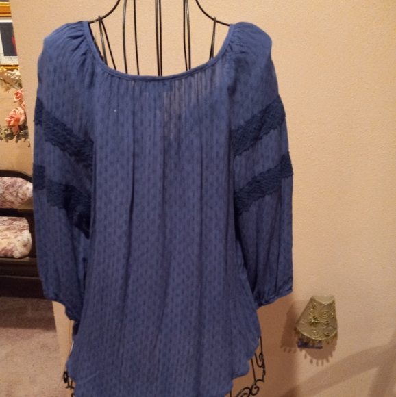 Nwt A.Byer womans blue top - Picture 4 of 8